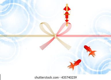 Goldfish gift wrapping paper summer background