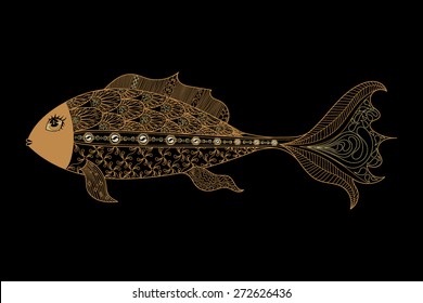 Goldfish. Gold ware.