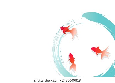 goldfish hot weather maple background