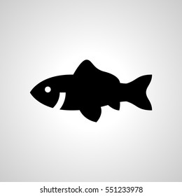 goldfish icon. isolated sign symbol