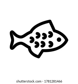 goldfish icon or logo isolated sign symbol vector illustration - high quality black style vector icons
