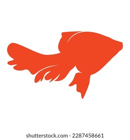 goldfish icon vector illustration design