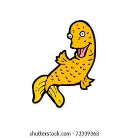 goldfish laughing cartoon