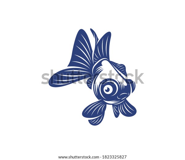 Goldfish Logo Design Vector Template Goldfish Stock Vector (Royalty ...
