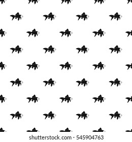 Goldfish pattern. Simple illustration of goldfish vector pattern for web