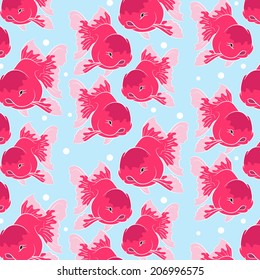 Goldfish pattern - Vector 