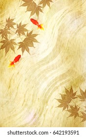 Goldfish River Maple background