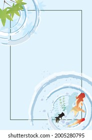 Goldfish river water summer image background
