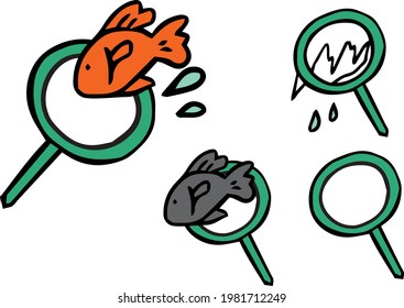 Goldfish Scoop Poi and Goldfish Torn Poi