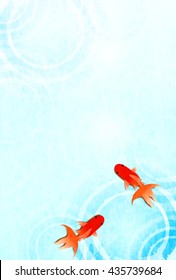 Goldfish Summer sympathy summer background