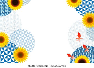 goldene Sonnenblumen - heller Hintergrund