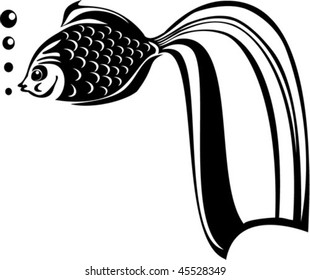 Goldfish vector