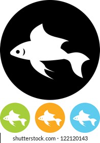 Goldfish - Vector icon isolated