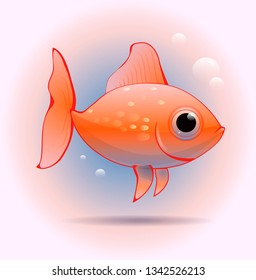 Goldfish. Vector illustration
