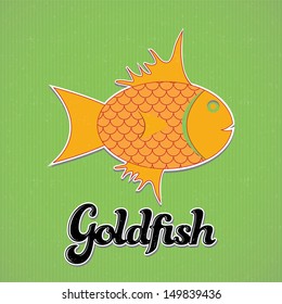 Goldfish, vector illustration