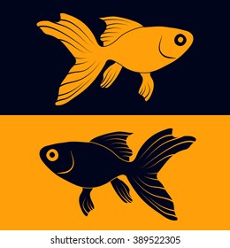 Goldfish - vector illustration 