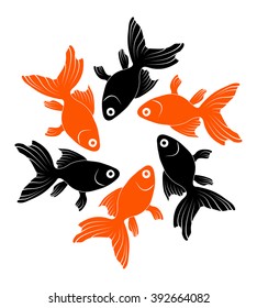 Goldfish - vector illustration 