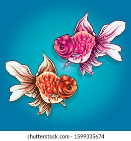 Goldfish Vector Illustration Art 1