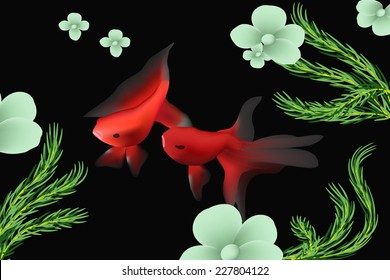 goldfish vectors