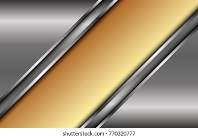The gold-metallic modern background with triangles