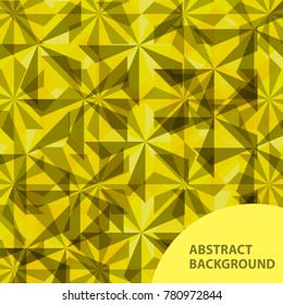 Gold-Yellow Abstract background for design - vector illustration with copy space using as background and wallpaper.