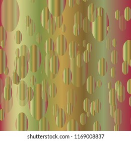 Gold,yellow Confetti on a colorful Background. Placer from the Circles.Beautiful Bright Pattern.Vector Illustration. Pastel Color design. Dots.For cards,banners,print. A Scattering of Confetti