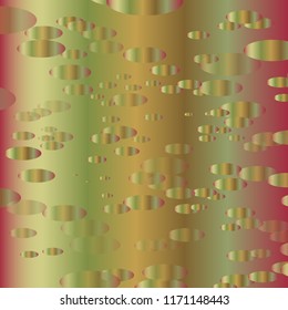 Gold,yellow Confetti on a colorful Background. Placer from the Circles.Beautiful Bright Pattern.Vector Illustration. Pastel Color design. Dots.For cards,banners,print. A Scattering of Confetti
