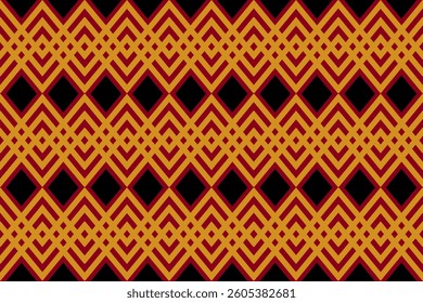 Gold,yellow , Geometric, seamless,pixel traditional ethnic, thai pattern, fabric pattern for textiles, rugs, wallpaper, clothing, sarong, batik, print, background, cover, illustration, vector.
