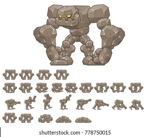 Golem Game Character For Creating Fantasy Video Games