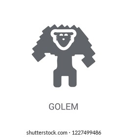 Golem icon. Trendy Golem logo concept on white background from Fairy Tale collection. Suitable for use on web apps, mobile apps and print media.