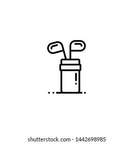 golf 2 icon sign signifier vector