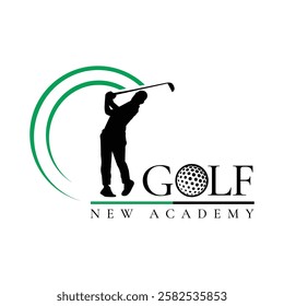 Golf academy logo vector design