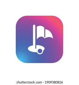 Golf - App Icon Button
