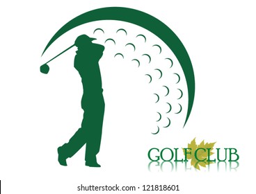 Golf background Golf icon. vector symbol