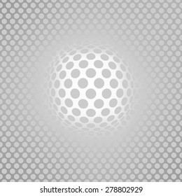 Golf background. Realistic rendition of golf ball texture. Golf texture background