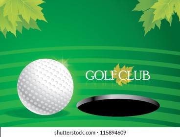 Golf background - vector