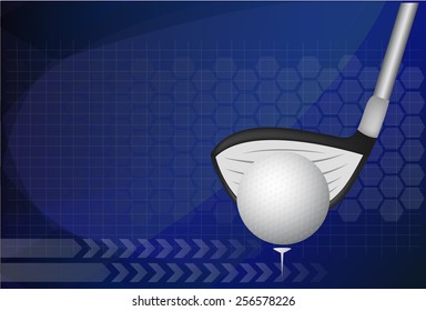 Golf background ,Vector