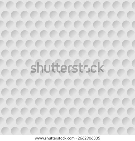 Golf backgrounds. Realistic rendition of golf ball texture closeup. Background material illustration with a golf ball pattern. 