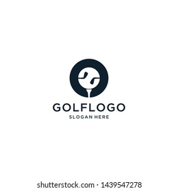 Golf Badge Logo Vector Illustration