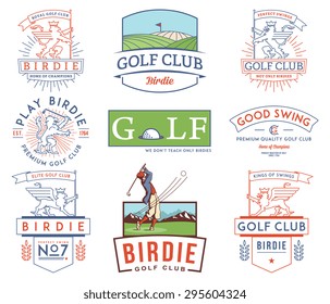 Golf badges and labels for any use