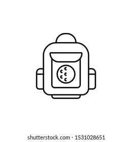 Golf bag icon. Element of golf icon