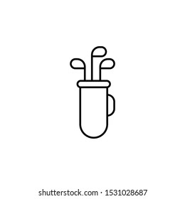 Golf bag icon. Element of golf icon