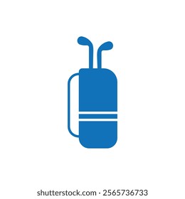 Golf bag icon Thin line illustration set