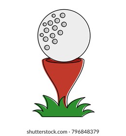 golf ball accessory with pin