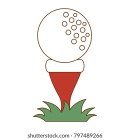 golf ball accessory with pin
