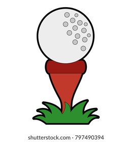 golf ball accessory with pin