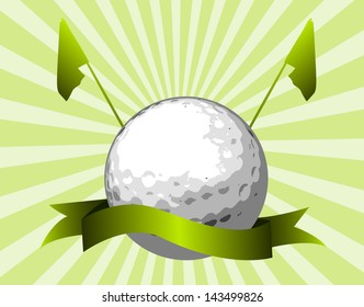 Golf ball background
