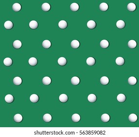 Golf ball background vector  