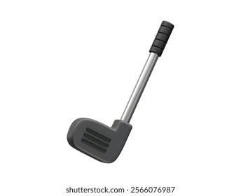  golf ball bat 3d render icon illustration