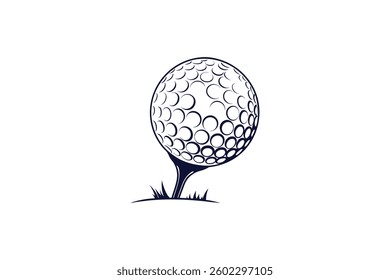 golf ball clip art vector illustration